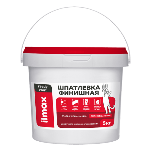 Шпатлевка финишная ilmax ready coat Шпатлевка финишная ilmax ready coat