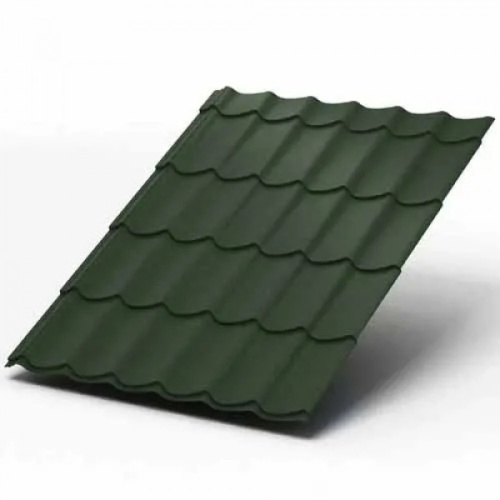 Металлочерепица Ламонтерра VikingMP-0.45 цвет RAL 6007