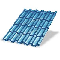 Металлочерепица Трамонтана NormanMP-0.5 цвет RAL 5015