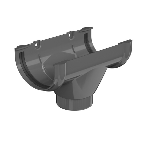 Воронка желоба Технониколь Оптима, ПВХ серая 120 мм