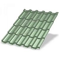 Металлочерепица Трамонтана NormanMP-0.5 цвет RAL 6019