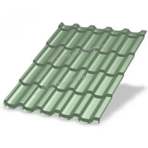 Металлочерепица Трамонтана NormanMP-0.5 цвет RAL 6019