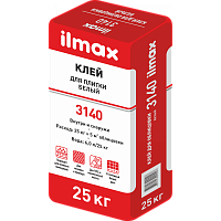Клей для плитки белый ilmax 3140