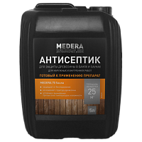 Антисептик для защиты древесины в банях и саунах Medera 70 Concentrate, 5л.