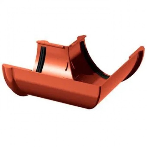 Угол желоба 90 ТН ПВХ, красный