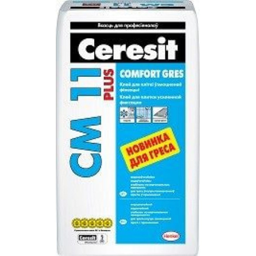 Клей для плитки Ceresit CM 11 Plus Клей для плитки Ceresit CM 11 Plus
