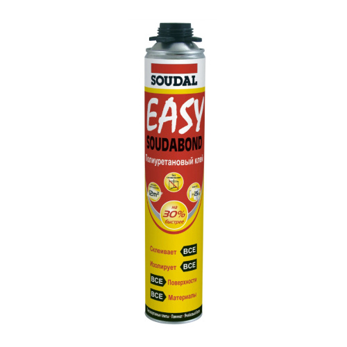 Клей строительный полиуретановый пистолетный Soudal SOUDABOND Easy 750 мл