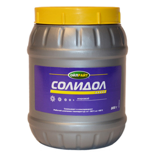 Смазка Солидол жировой 800 гр