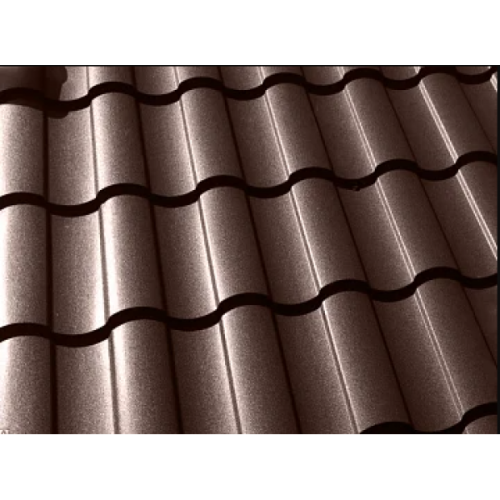 Металлочерепица кредо 0,5 Satin RAL 8017 шоколад