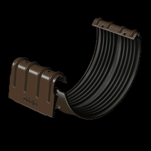 Döcke STAL PREMIUM Соединитель желобов D125 (Каштан 8017)