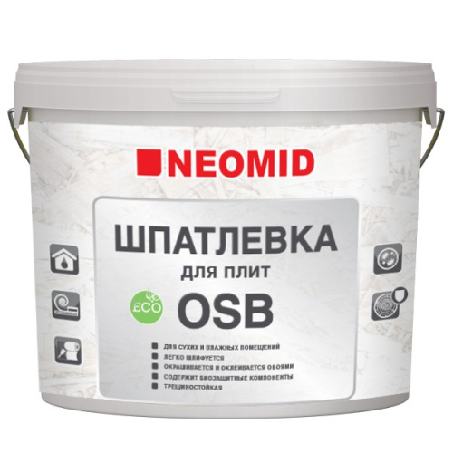 Шпатлевка для плит OSB Неомид (7кг)