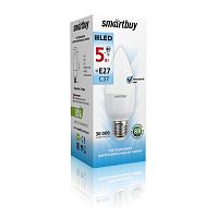 Светодиодная (LED) Лампа Smartbuy-C37-05W/4000/E27 (SBL-C37-05-40K-E27)