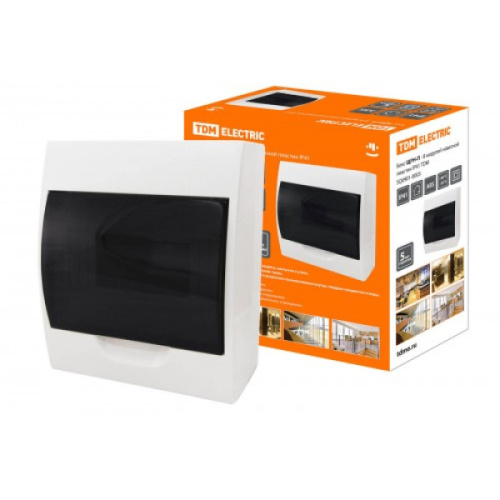 Бокс ЩРН-П- 8 модулей навесной пластик IP41