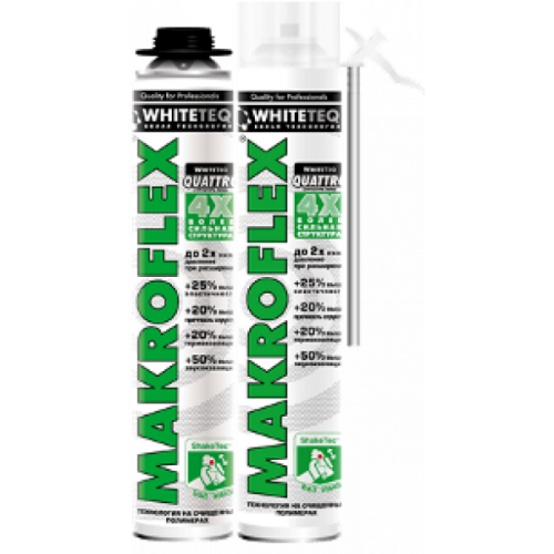 Makroflex whiteteq STD 750мл бытовая, белая