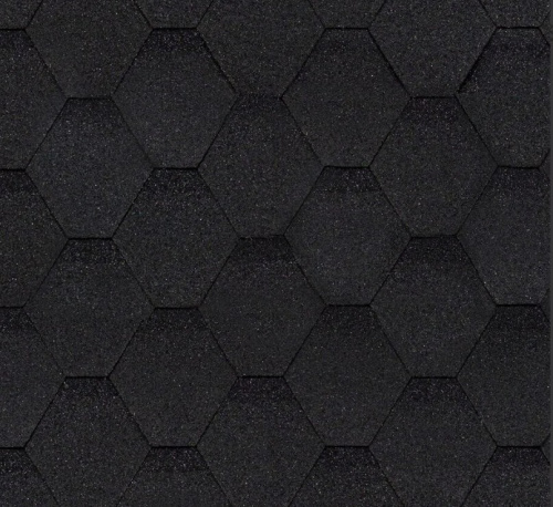 Черепица Гибкая ТЕХНОНИКОЛЬ Оптима, Чёрный (3 м2/уп)