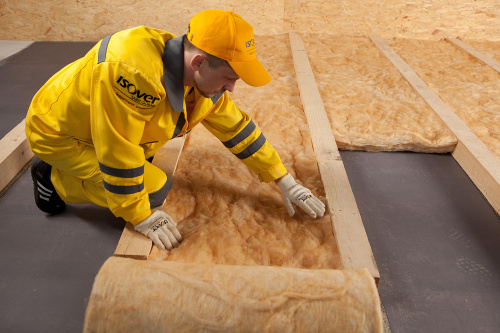 Утеплитель Изовер Стекловолокно Master-Standart-TWIN 50х8250 (20,13 м2) фото 3