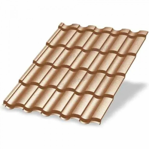 Металлочерепица Монтекристо PURMAN-0.5 цвет Argillite