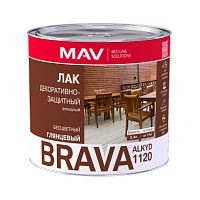 Лак MAV Brava Alkyd 1120 прозрачный глянцевый