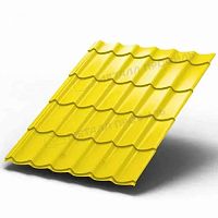 Металлочерепица МП Ламонтерра ПЭ-0.45 цвет RAL 1018