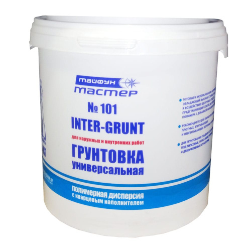 Грунтовка Тайфун-Мастер № 101"INTER-GRUNT" (5кг)