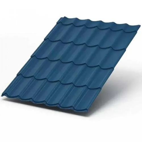Металлочерепица МП Ламонтерра PURETAN-0.5 цвет RAL RR35 Синий Металлочерепица МП Ламонтерра PURETAN-0.5 цвет RAL RR35 Синий