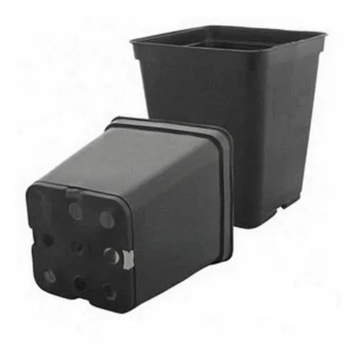 Горшок для рассады твердый квадрат 11х11х11см, 1л