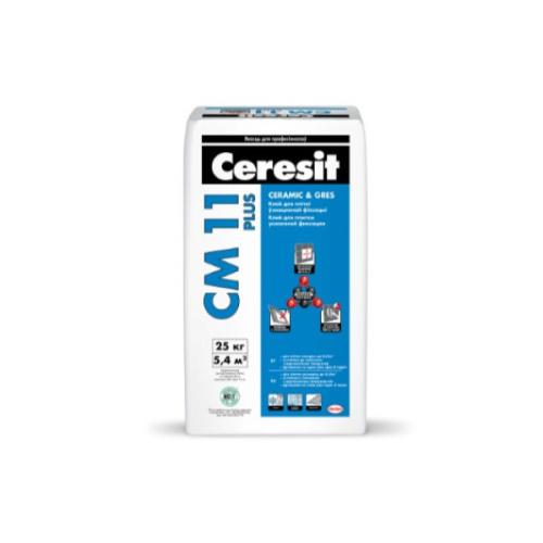 Клей для плитки усиленной фиксации Ceresit CM 11 Plus