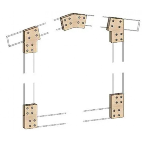Коннекторы для сборки барнхауса FINHA W200LF