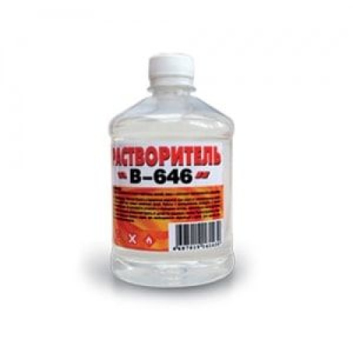 Растворитель В-646Вершина, пэт/т, 0,8кг (1л)