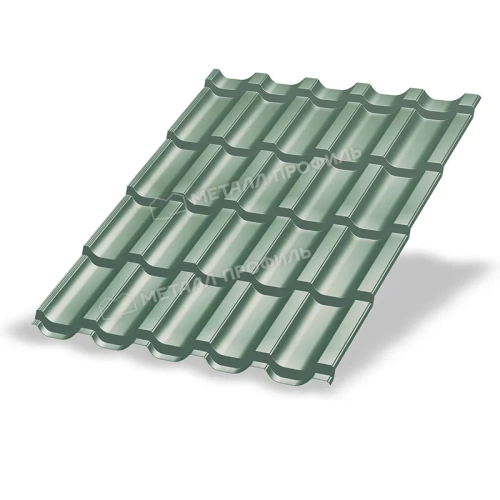 Металлочерепица Трамонтана PURMAN-0.5 цвет Tourmalin