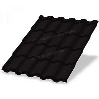 Металлочерепица Монтекристо VikingMP E-0.5 цвет RAL 8019