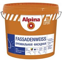 Краска ВД-АК Alpina EXPERT Fassadenweiss Base 3 прозрачная