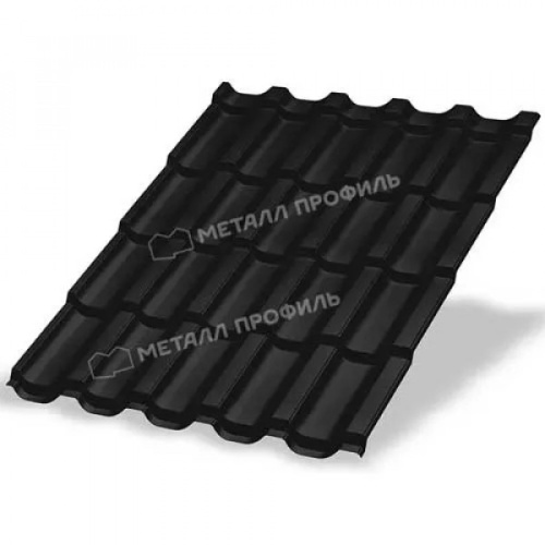 Металлочерепица Трамонтана PURMAN-0.5 цвет RAL 9005