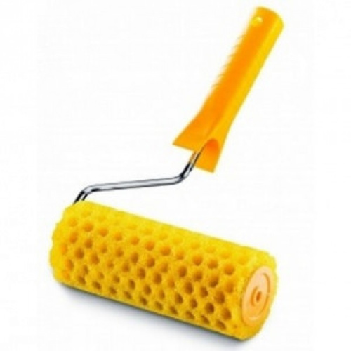 Валик структурный 25 см фактура-горошек на ручке