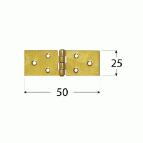 Петля строительная 50x25x1,5 мм