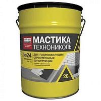 Мастика гидроизоляционная ТЕХНОНИКОЛЬ №24, (20кг)