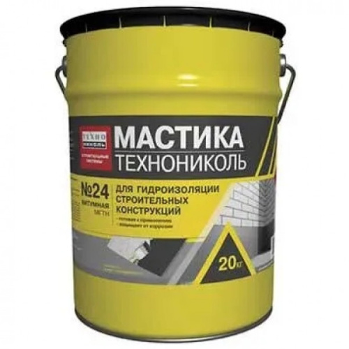 Мастика гидроизоляционная ТЕХНОНИКОЛЬ №24, (20кг) Мастика гидроизоляционная ТЕХНОНИКОЛЬ №24, (20кг)