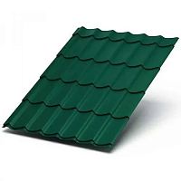 Металлочерепица МП Ламонтерра ПЭ-0.4 цвет RAL 6005