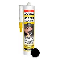 Герметик кровельный битумный "Soudal" КРОВЕЛЬНЫЕ ПОКРЫТИЯ черный 280 мл