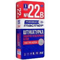 Тайфун-Мастер № 22в штукатурка цементная финишная с фактурой Шуба (25кг)