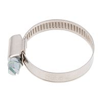Хомут червячный 35-50мм, нержавеющая сталь (А2), DIN 3017т.м.STARFIX