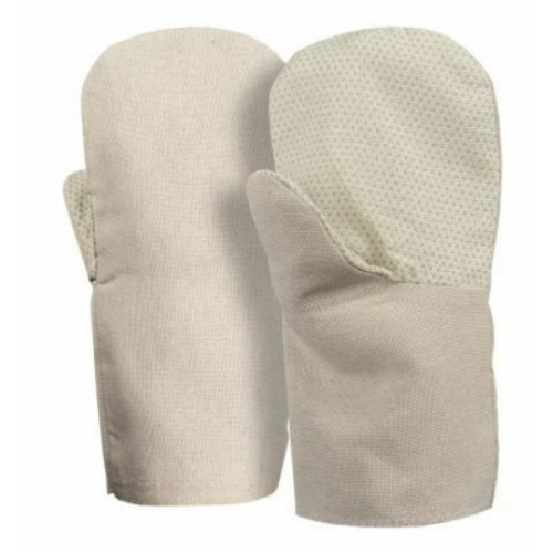 Рукавицы х/б с ПВХ наладонником