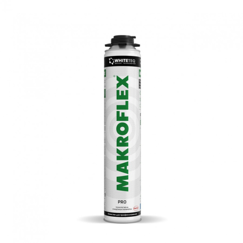 Пена монтажная профессиональная Makroflex whiteteq Pro белая 750 мл