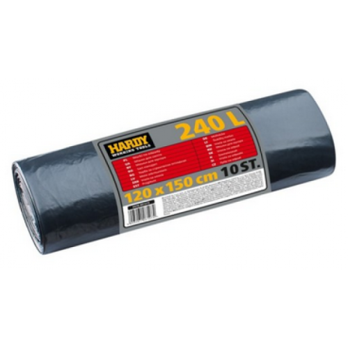 Мешки строительные 120*150см, 240л, (рулон/10 шт), Hardy (Польша)