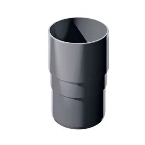 Муфта трубы ТН ПВХ, серая