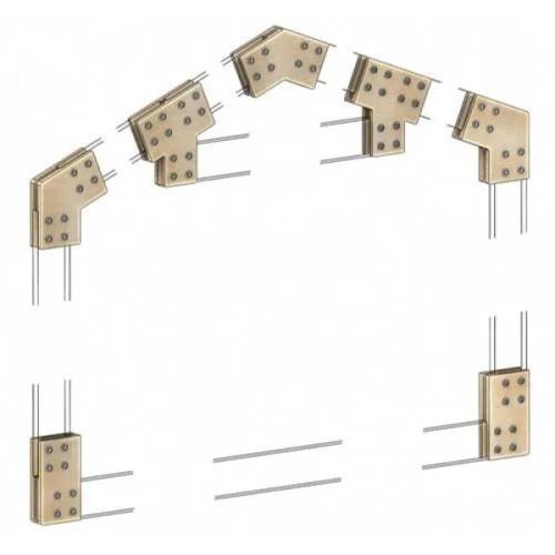 Коннекторы для сборки барнхауса FINHA T200