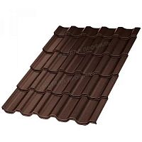 Металлочерепица Трамонтана VALORI-0.5 цвет Brown