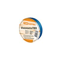 Изолента 15x19мм ПВХ 0(синяя) 20м TDM