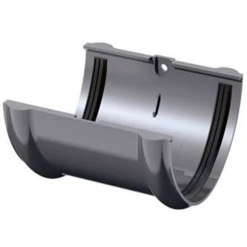 Соединитель желоба ТН ПВХ, серый