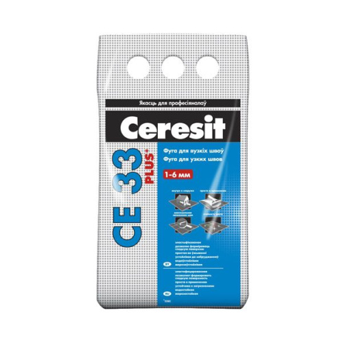 Фуга Ceresit CE 33 черная (2кг)